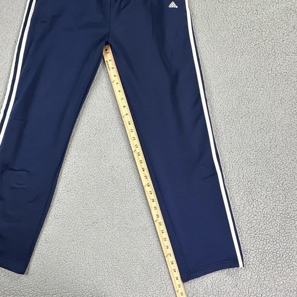 VTG Y2K Adidas‎ Breakaway Pants Men Large Blue Tearaway 3 Stripes Dazzle